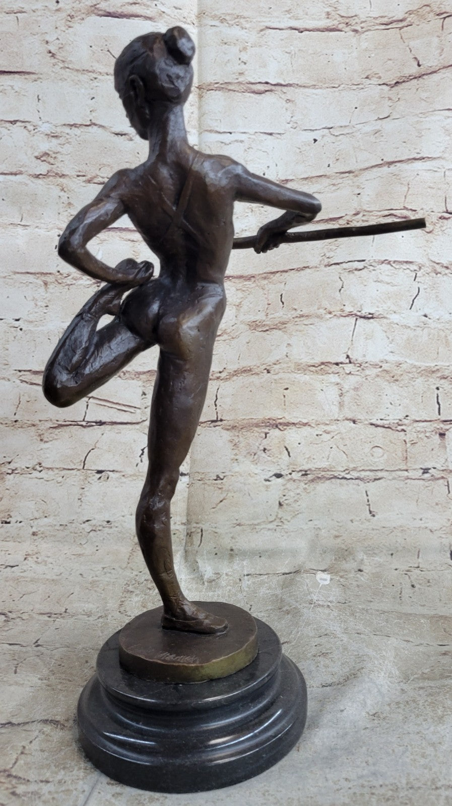 Signed Original Aldo Vitaleh Prima Ballerina Art Nouveau Lost Wax Method Bronze