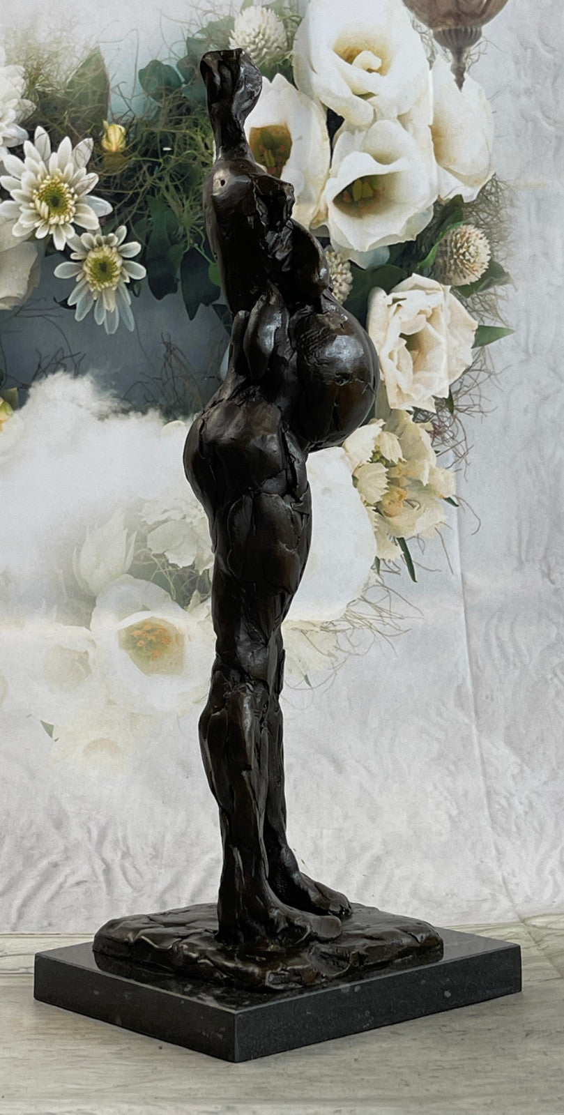Buy Salvador Dali Bronze Abstract Pregnant Woman Sculpture – Double Patina Art