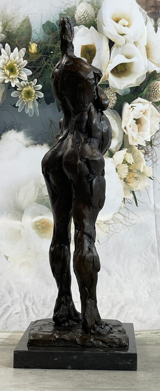 Buy Salvador Dali Bronze Abstract Pregnant Woman Sculpture – Double Patina Art