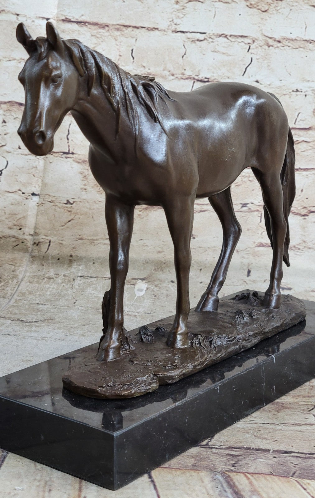 Bronze Horse Barye Arabian Mare L`Accolade Sculpture Statue Vintage Figure Decor