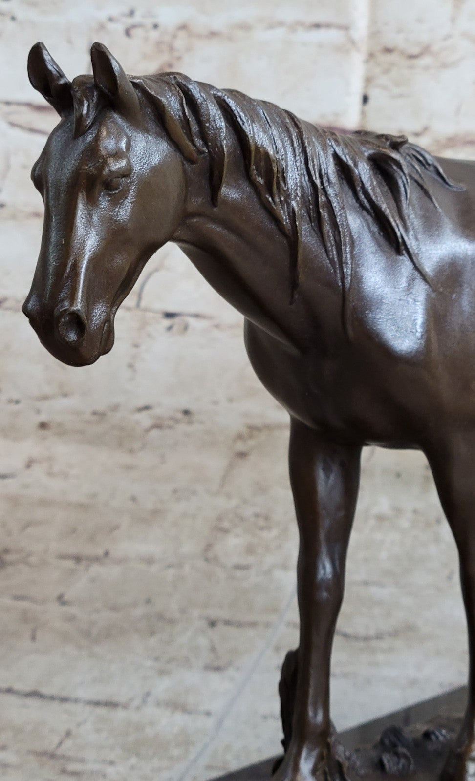 Bronze Horse Barye Arabian Mare L`Accolade Sculpture Statue Vintage Figure Decor