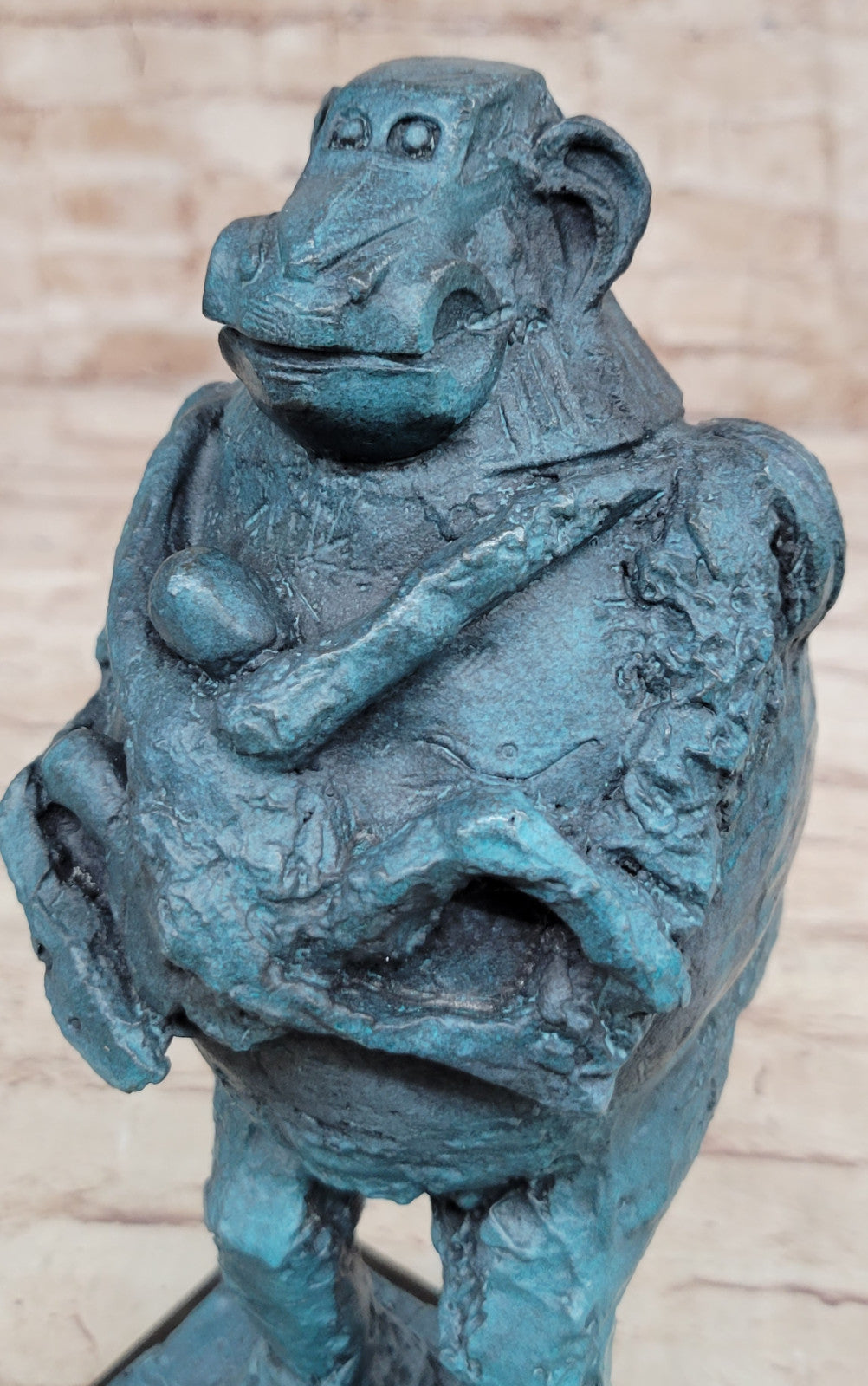 Buy Famous Artwork: Baboon Holding Infant Bronze Sculpture – Pablo Picasso Signed Collectible