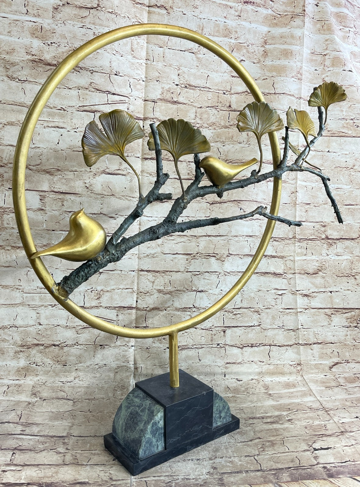 Bronze Lovebirds Christmas Gift Limited Edition. Cold Painted by Williams Sale