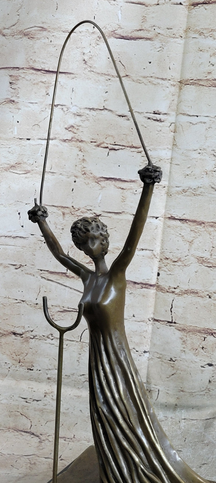 Salvador Dali Entitled Alice in Wonderland Bronze Sculpture Made by Lost Wax ART