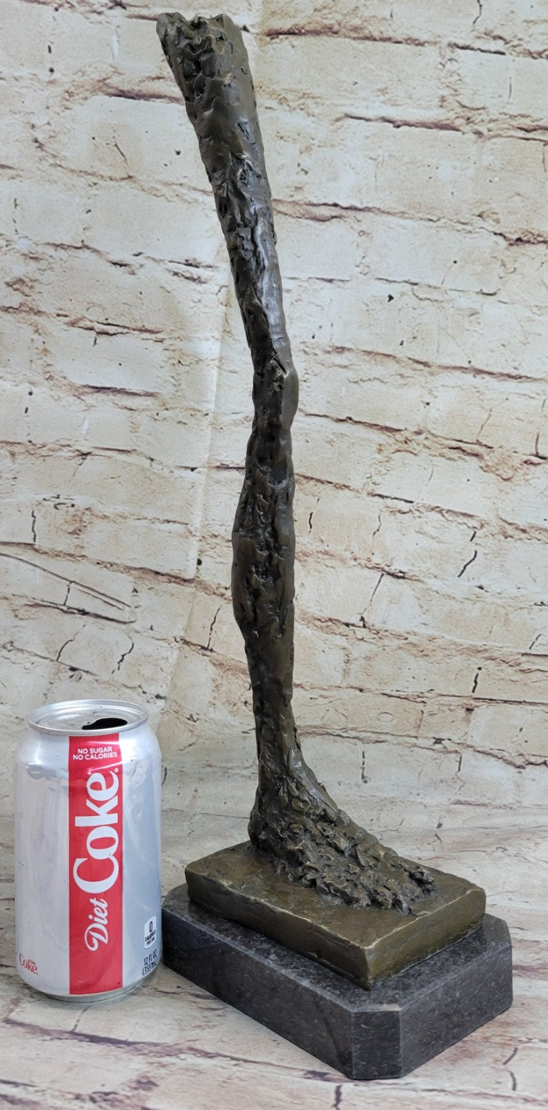 Abstract Modern Art Cometti Single Leg Body Parts Bronze Sculpture Statue Deal