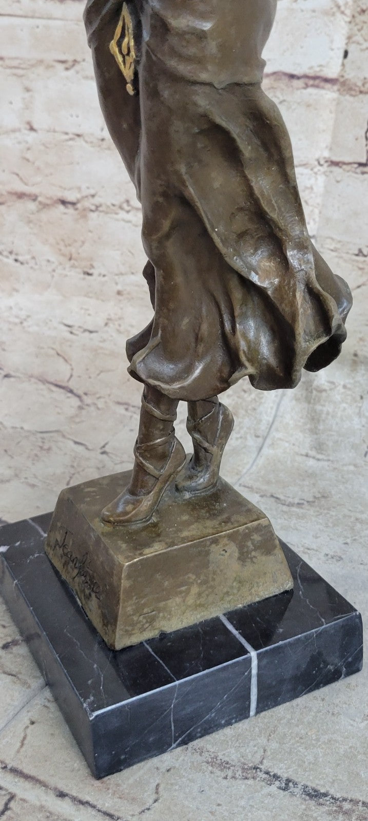 Hand Made Real Bronze Victorian Proper Lady Sculpture Statue Figurine Statue