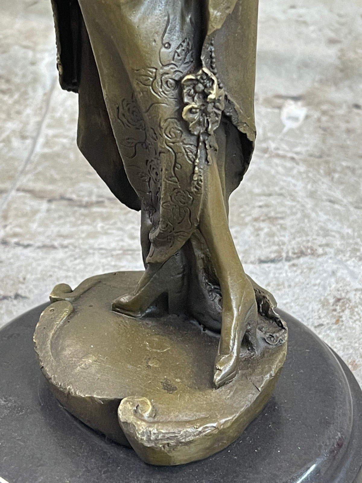 Art Deco Bronze Statue Nude Actress Dancer Jazz Club English Artist Kassin Sale