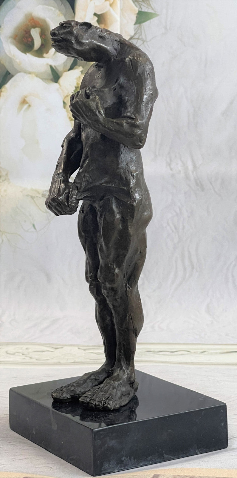 Historical Abstract Creature Indoor Outdoor Bronze Sculpture Statue Hand Art T