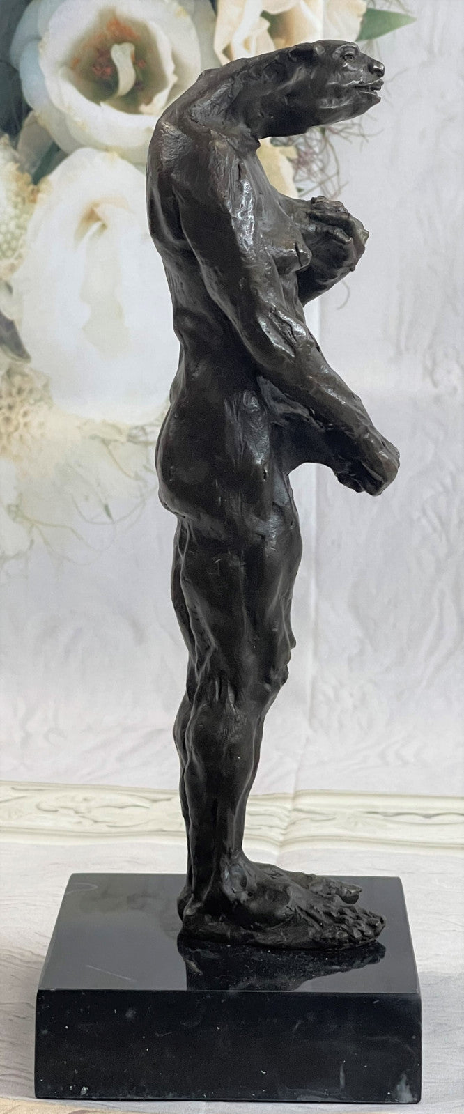 Historical Abstract Creature Indoor Outdoor Bronze Sculpture Statue Hand Art T