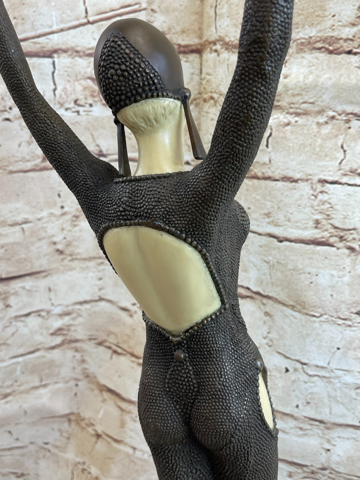 ART DECO BRONZE STATUE STARFISH SIGNED D.H.Chiparus FIGURE HOT CAST FIGURINE