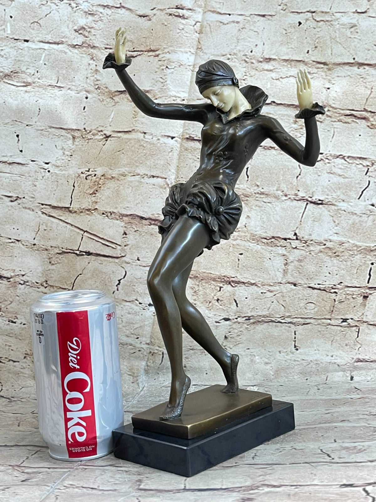 Bronze Modern Artwork Art Deco Sculpture Preiss Female Dancer Metal Statue