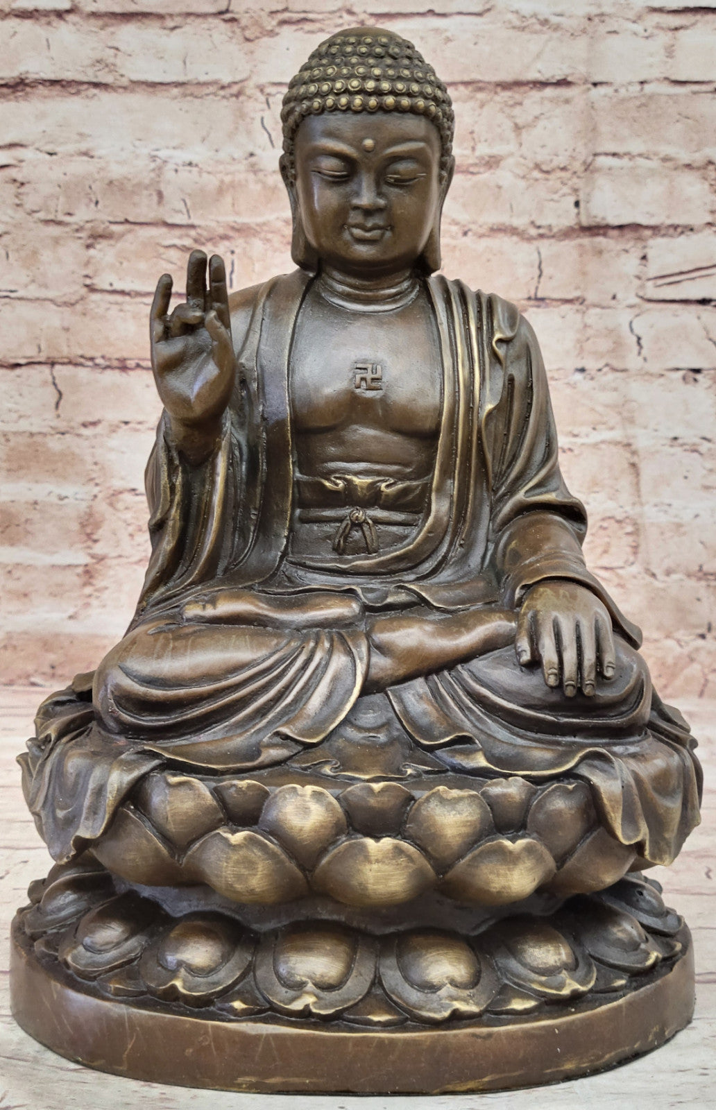 Lost Wax Method Lost Wax Method Sculpture: Earth-Touching Buddha