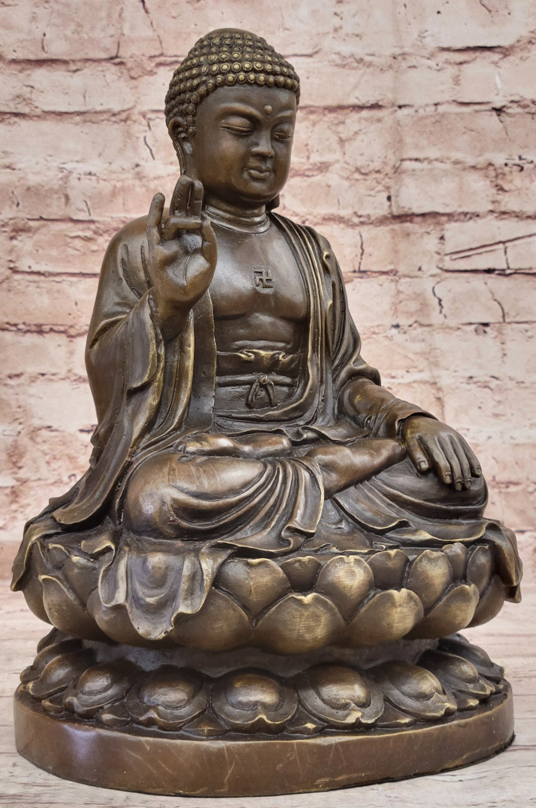Lost Wax Method Lost Wax Method Sculpture: Earth-Touching Buddha
