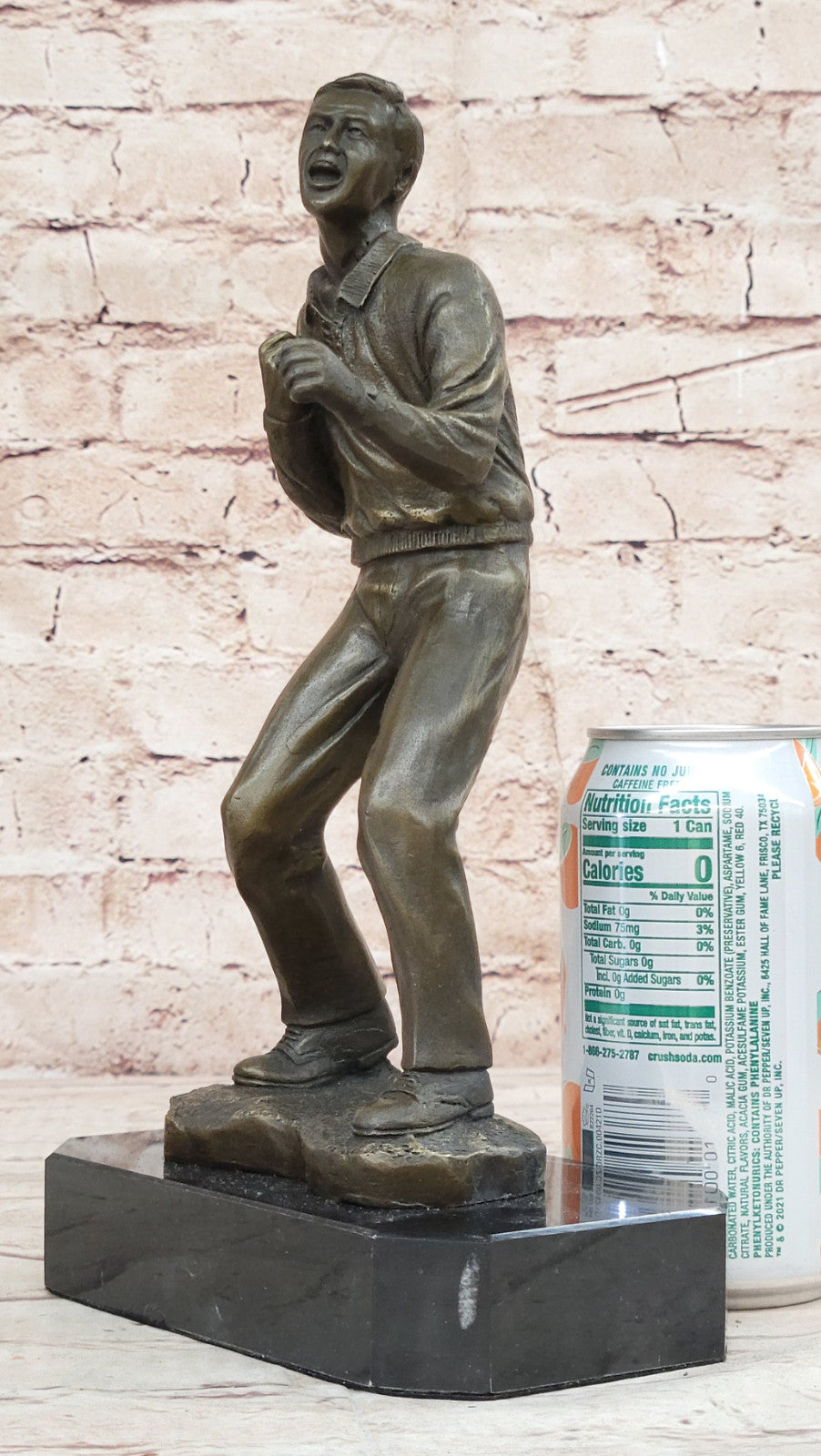 Evan Stone “Asian Street Fighter” – Bronze Statue on Marble Base