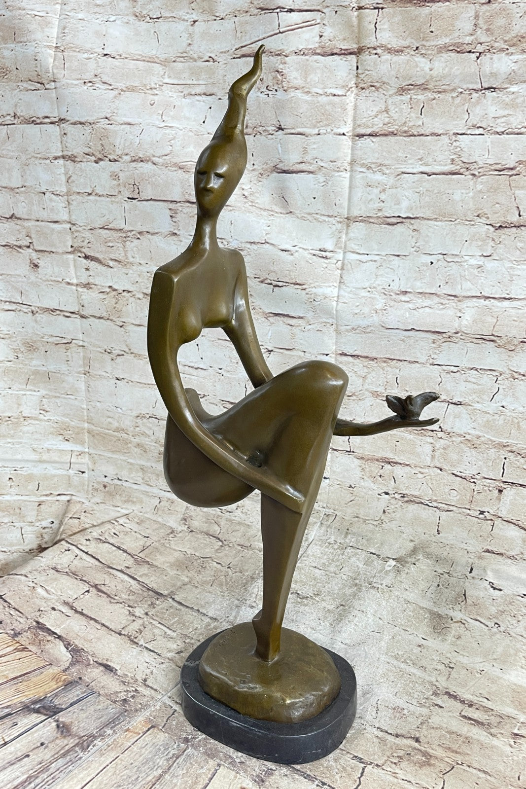 Classic After Picasso Abstract Art Female Bronze Sculpture Woman Statue Figure