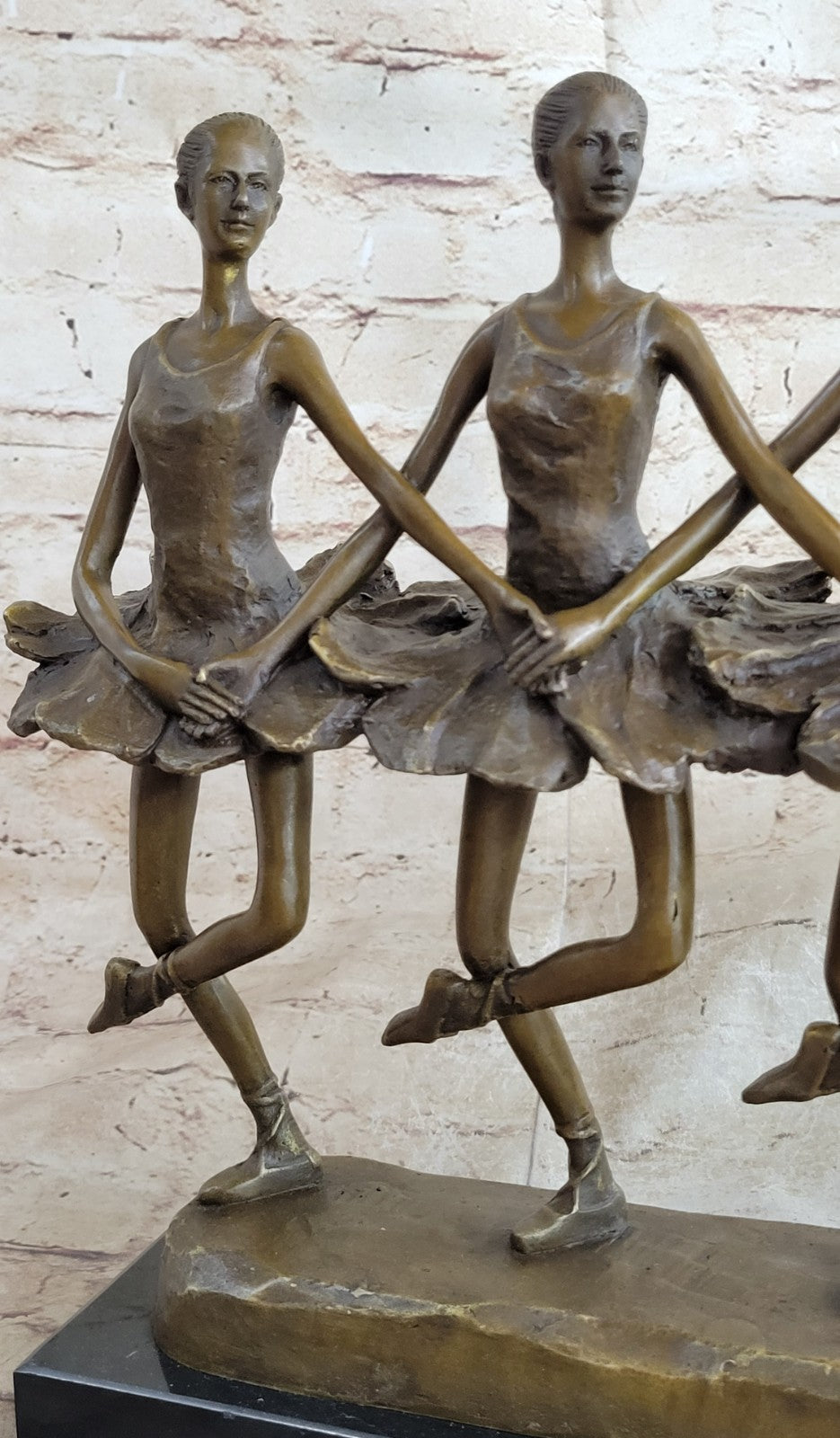 Buy European Handmade Bronze Ballerina Sculpture – Folk Art Dance Statue for Home & Office Decor
