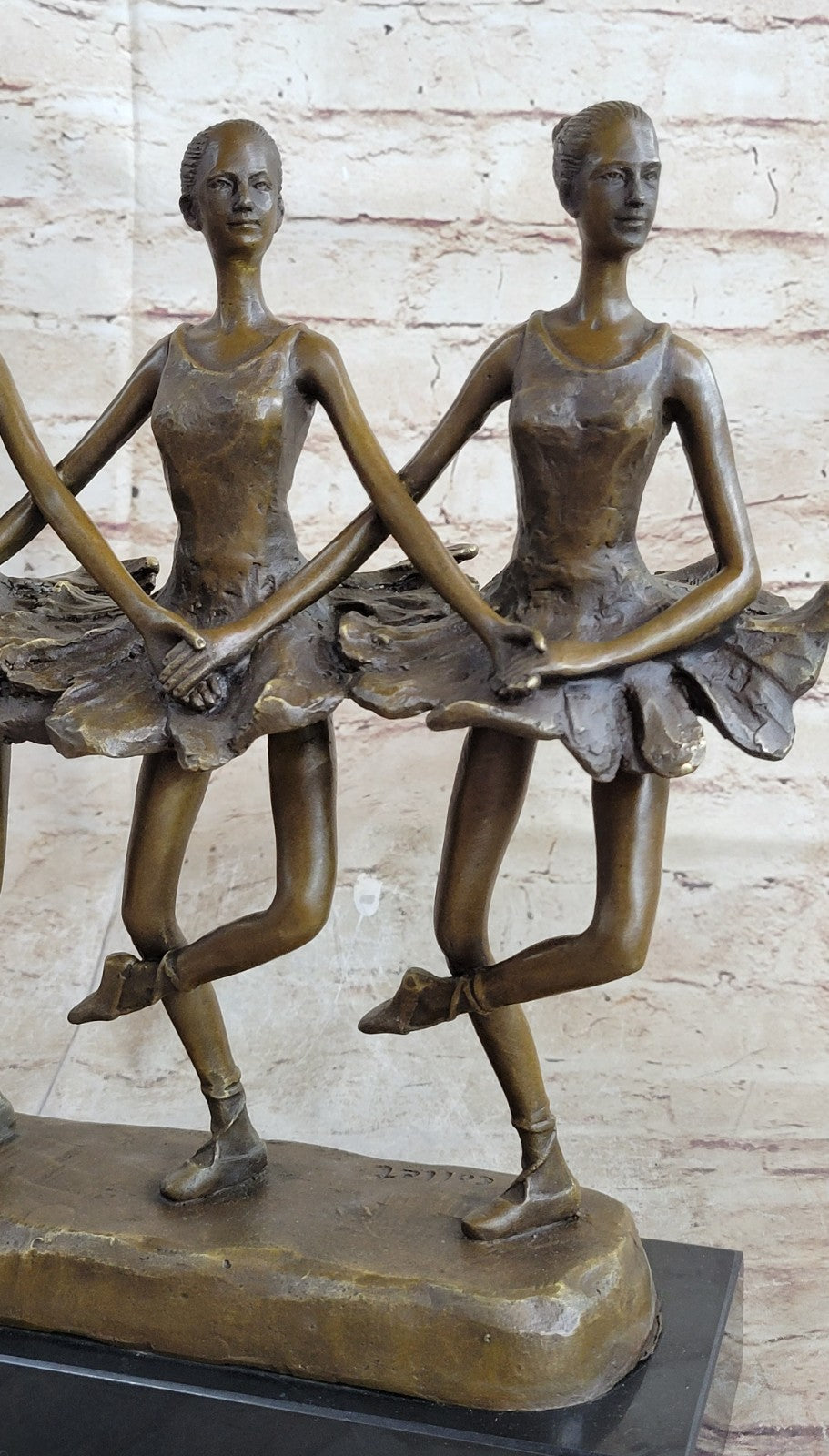 Buy European Handmade Bronze Ballerina Sculpture – Folk Art Dance Statue for Home & Office Decor