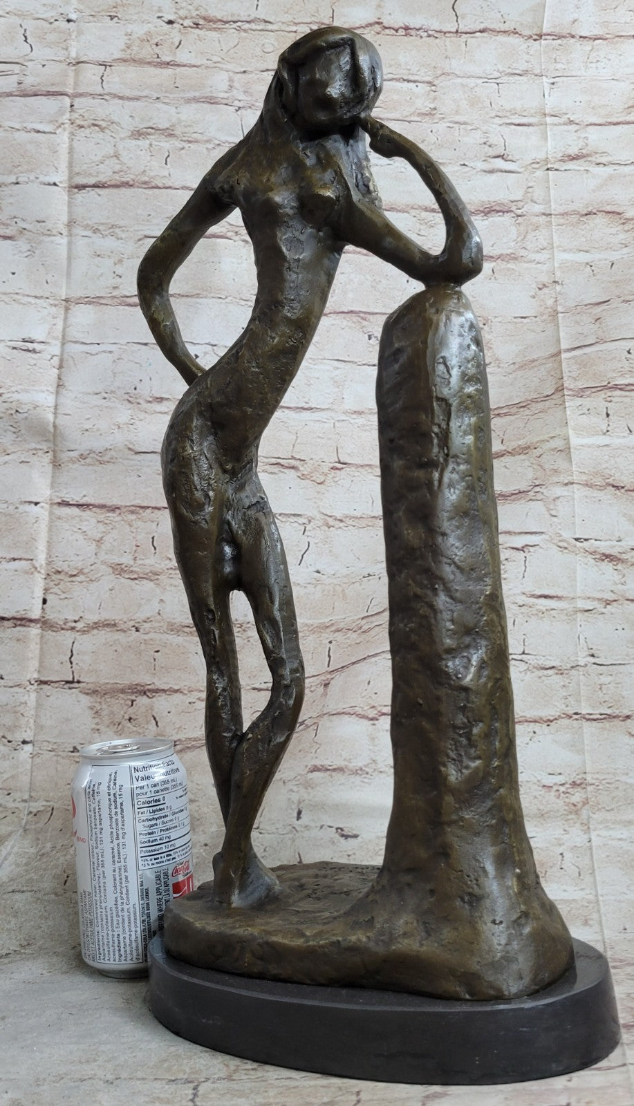 Hand Made Genuine Bronze 19" Tall Henry Matisse Entitled La Serpentine Bronze
