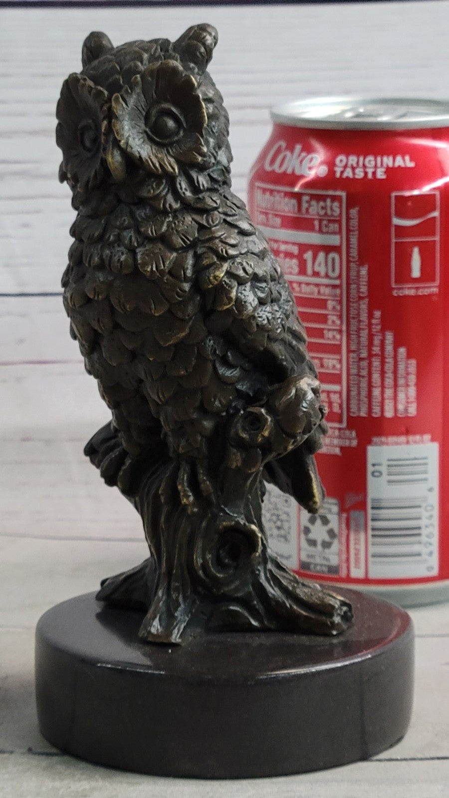 Handmade Bronze Owl Art Deco Sculpture by Milo - Unique Collectible Statue