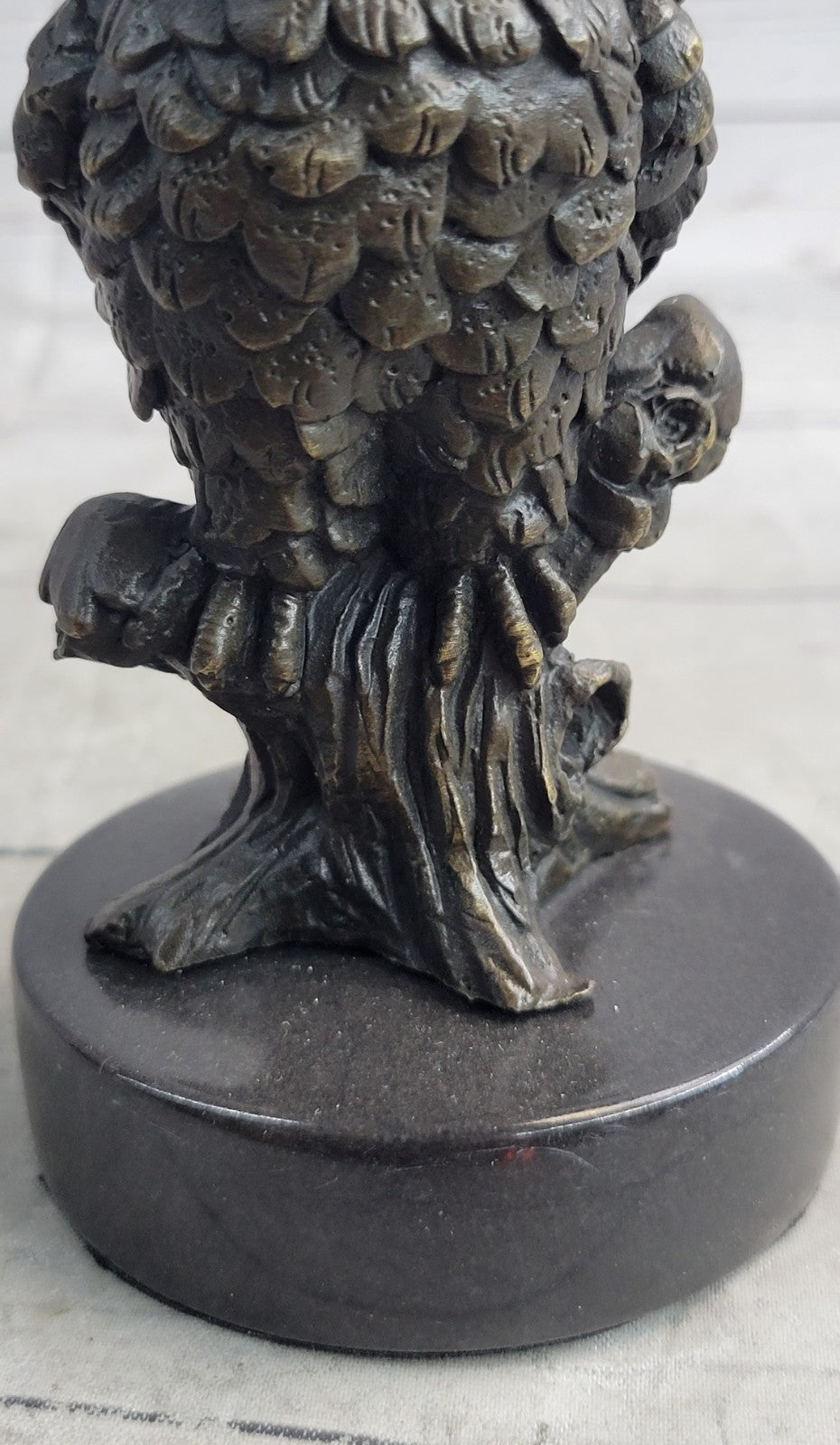 Handmade Bronze Owl Art Deco Sculpture by Milo - Unique Collectible Statue