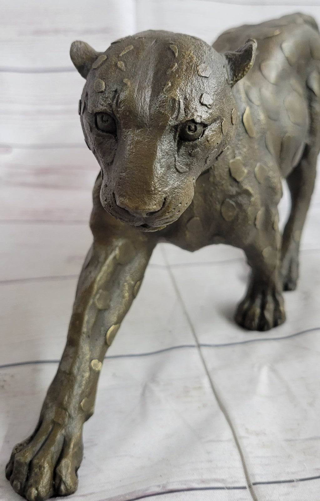 Walking Panther" by Rembrandt Bugatti, terrific Art Deco bronze sculpture Sale