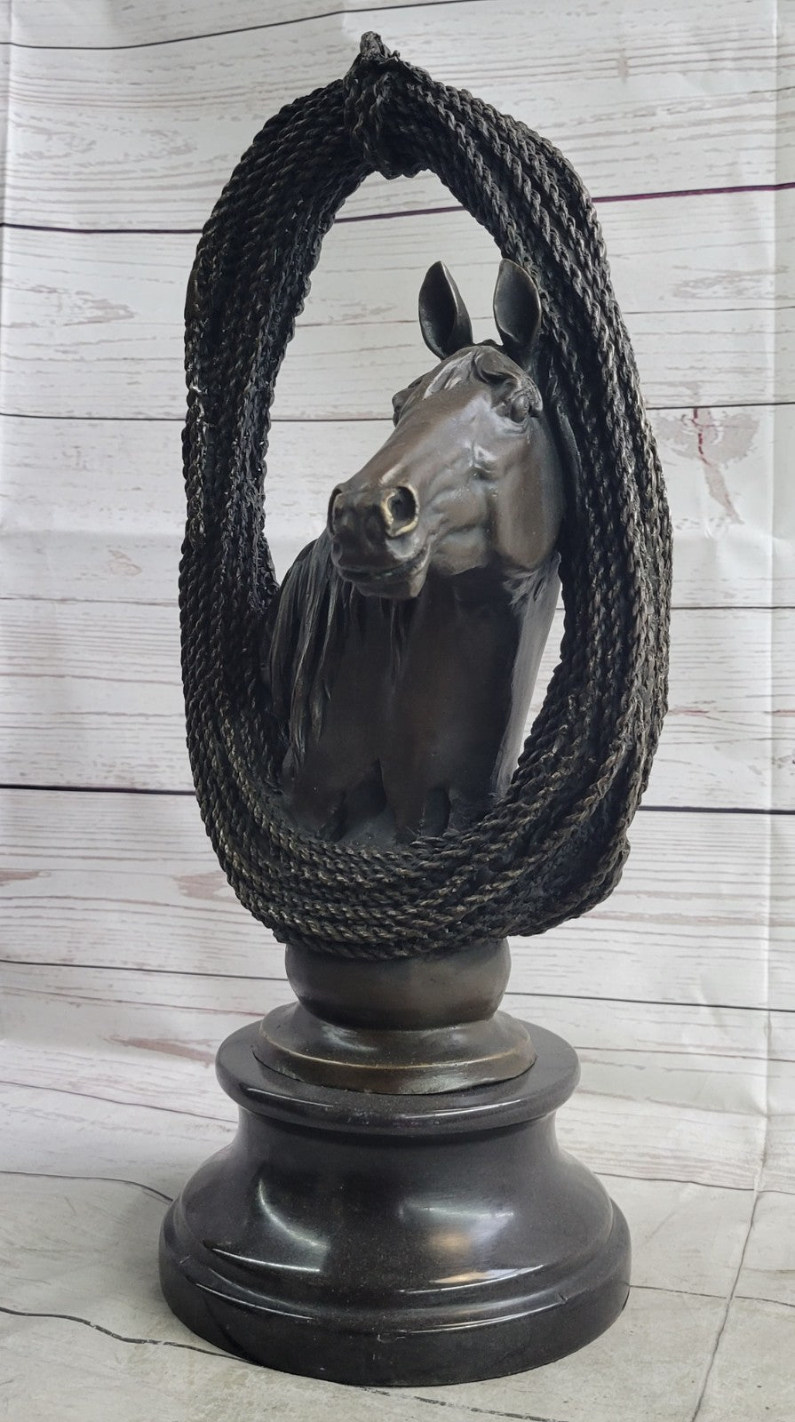 Buy Original Milo Horse Head Bronze Sculpture – Gorgeous Bust Art Décor Figurine