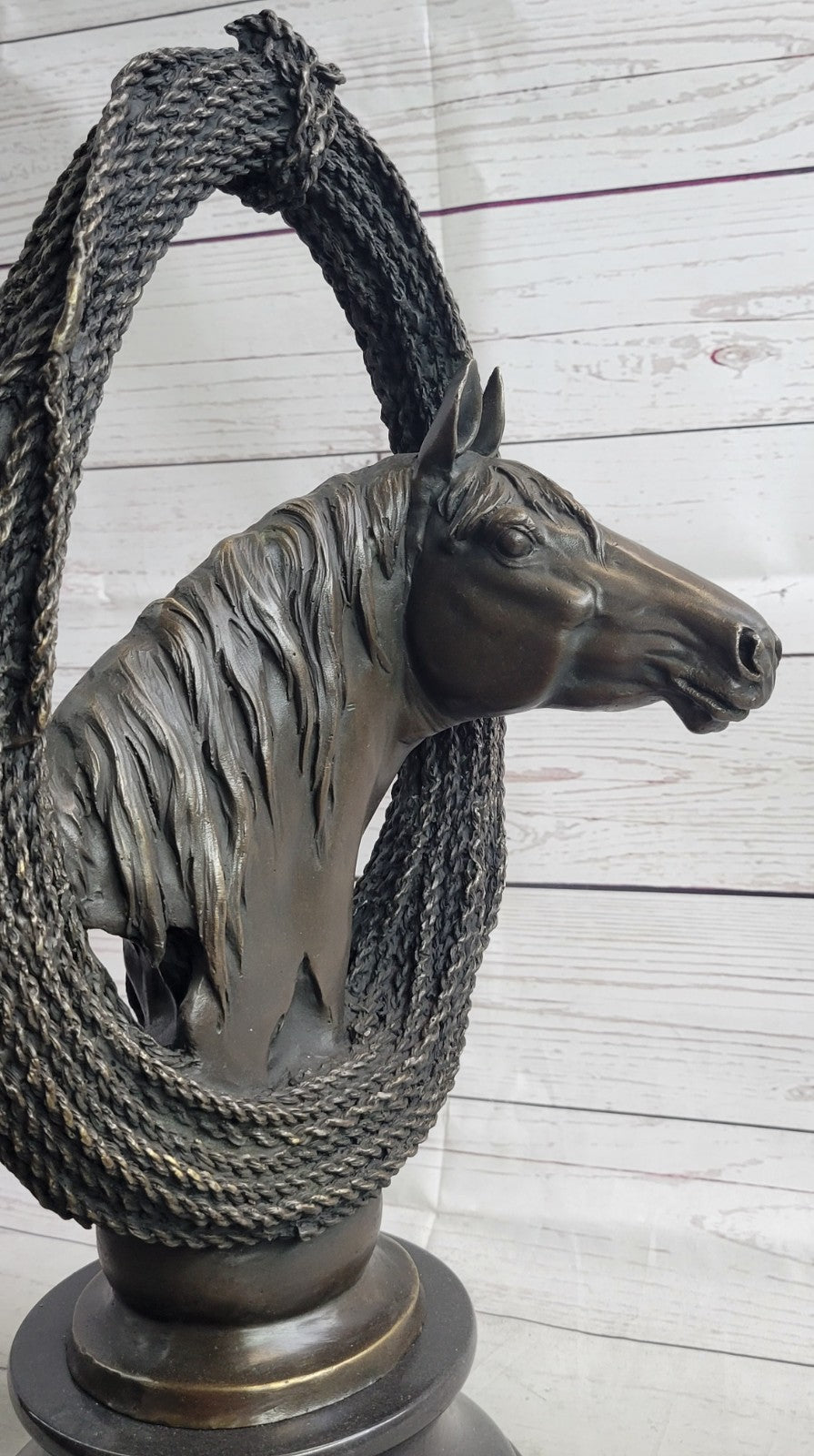 Buy Original Milo Horse Head Bronze Sculpture – Gorgeous Bust Art Décor Figurine