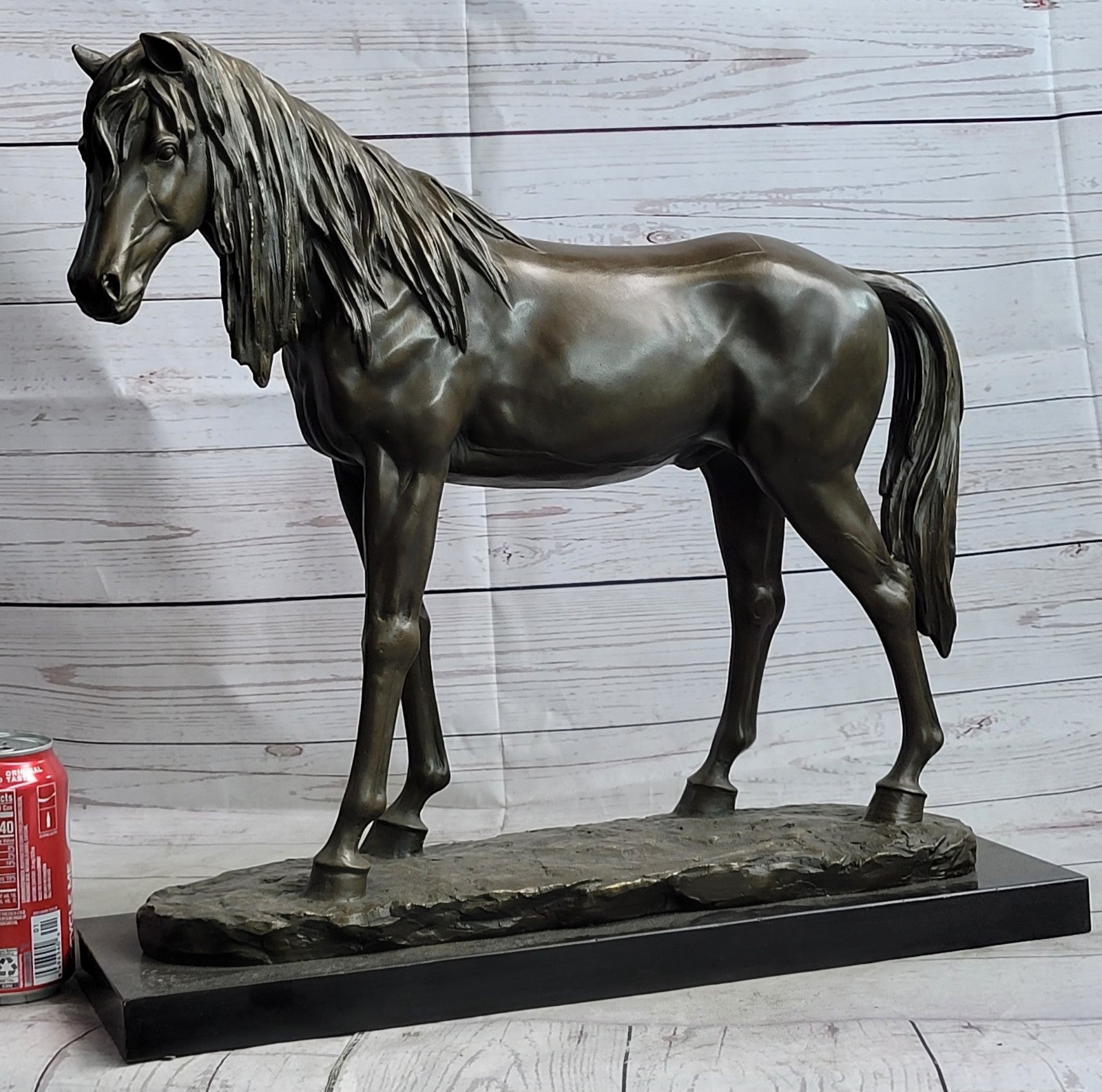 Collectible Hot Cast Handcrafted Horse Stallion Bronze Sculpture Extra Large Art