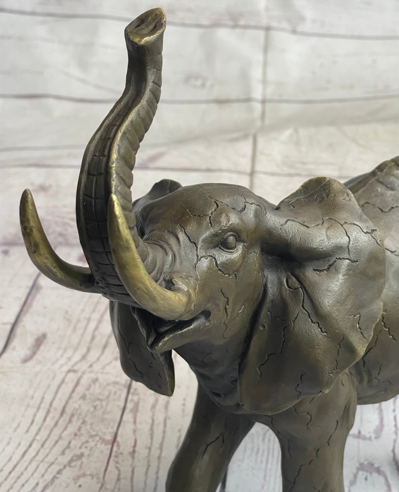 Massive Art Deco Wildlife elephant by Bugatti Bronze Hot Cast Statue Sculpture