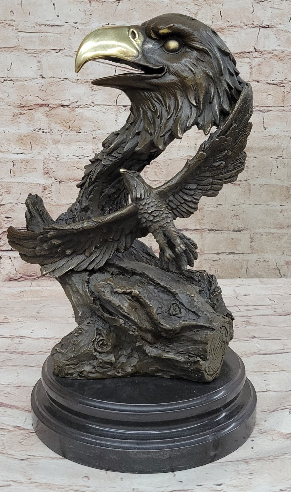 Buy Milo’s Handcrafted Bronze Falcon Head Sculpture – Lost Wax Method Masterpiece