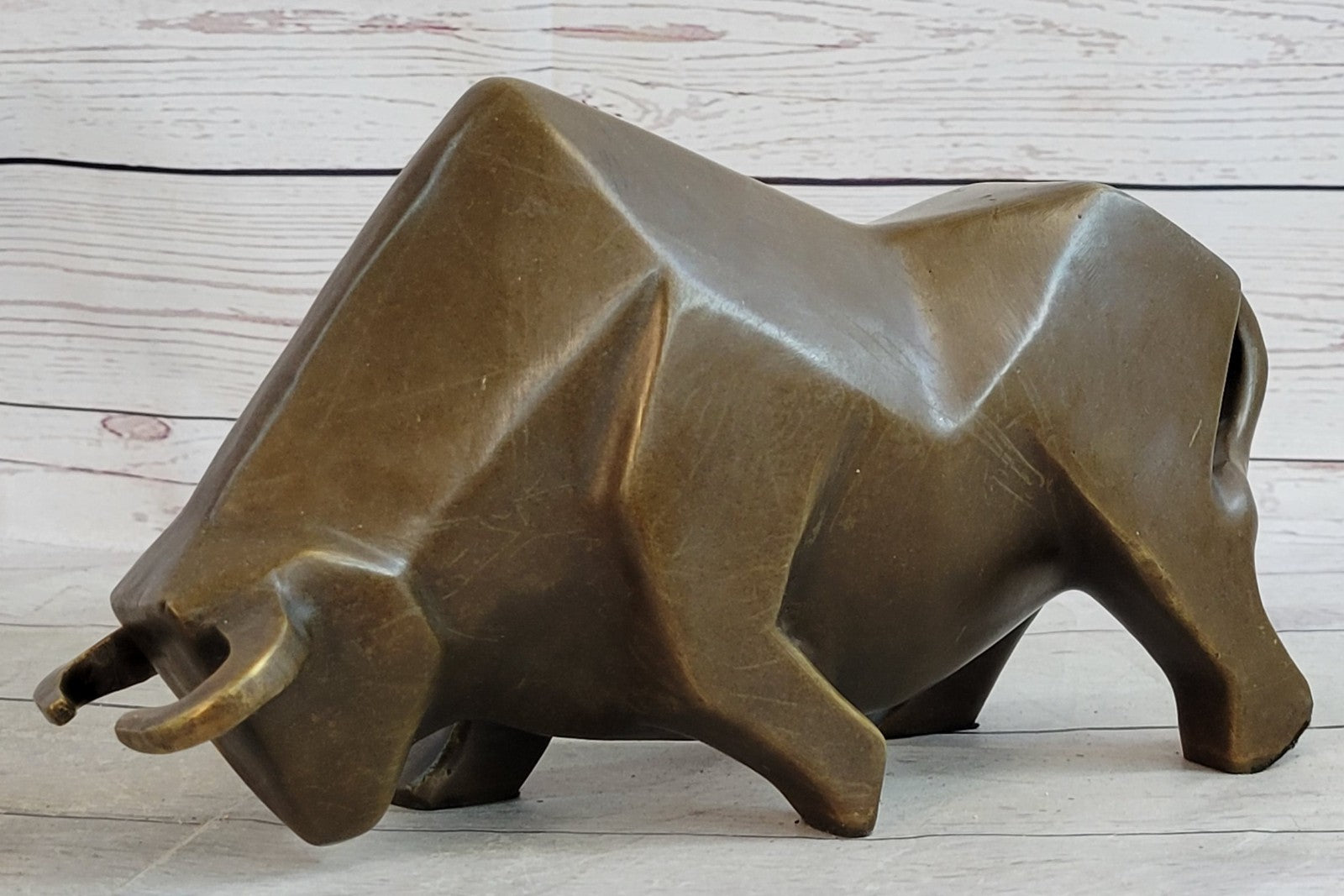 Hot Cast Detailed Surrealist Botero Bull Hand Made by Lost Wax Method Bronze Statue