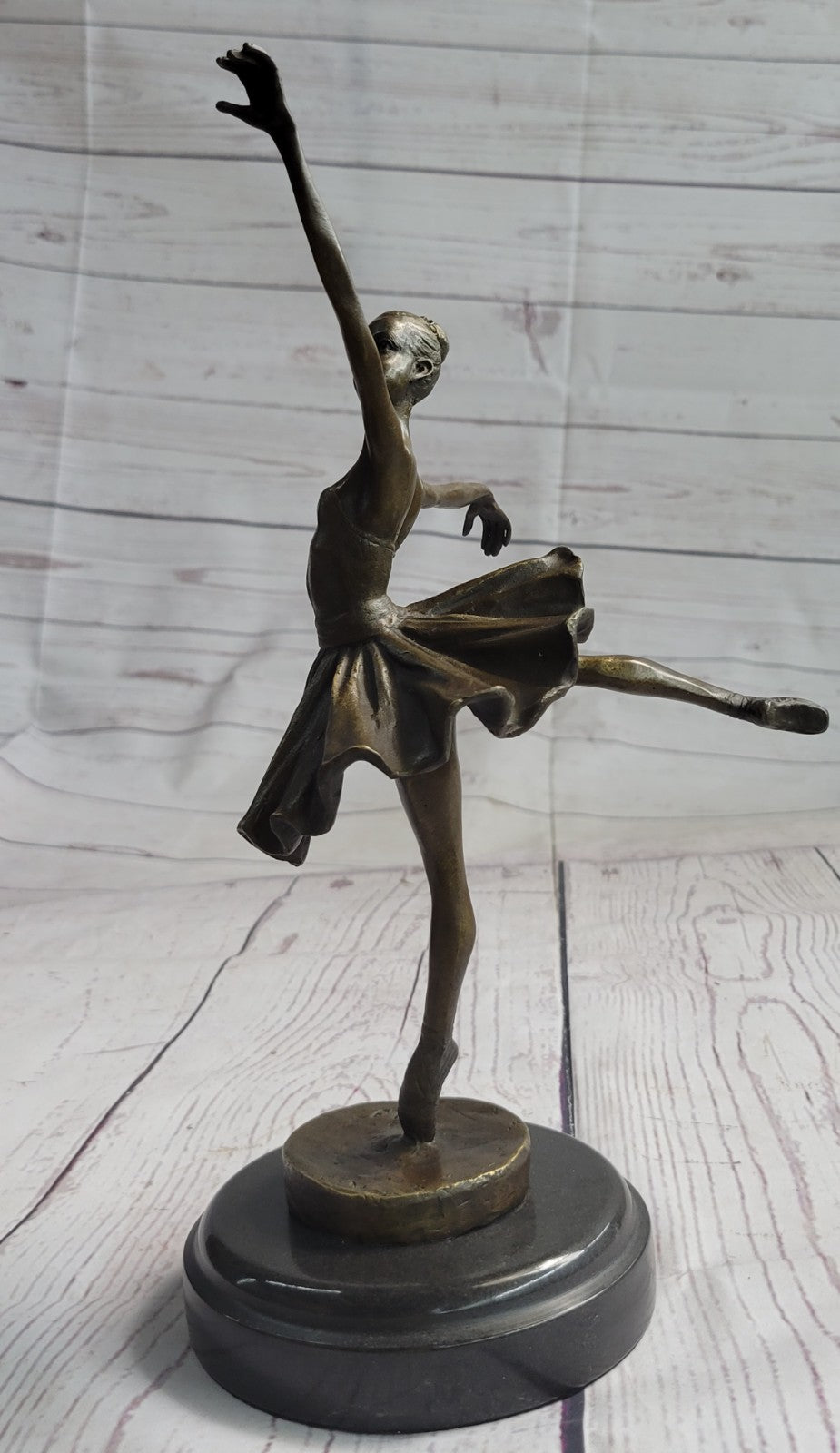Cast Bronze Sculpture Ballerina Ballet Dancer Figurine Statue Hand Made Statue