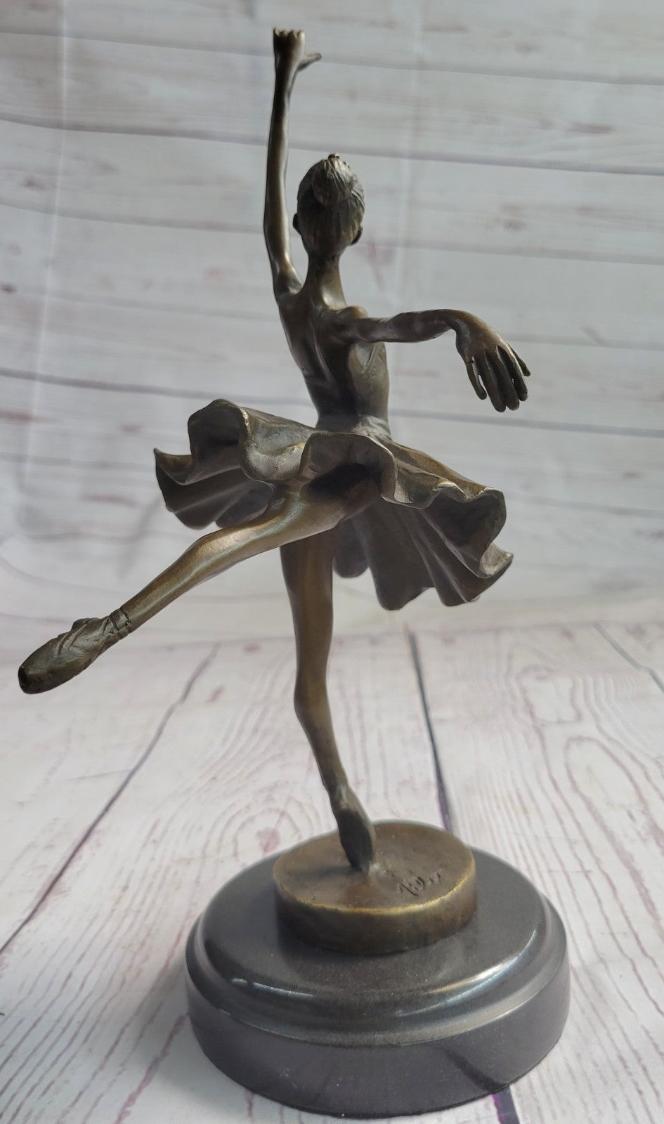 Cast Bronze Sculpture Ballerina Ballet Dancer Figurine Statue Hand Made Statue