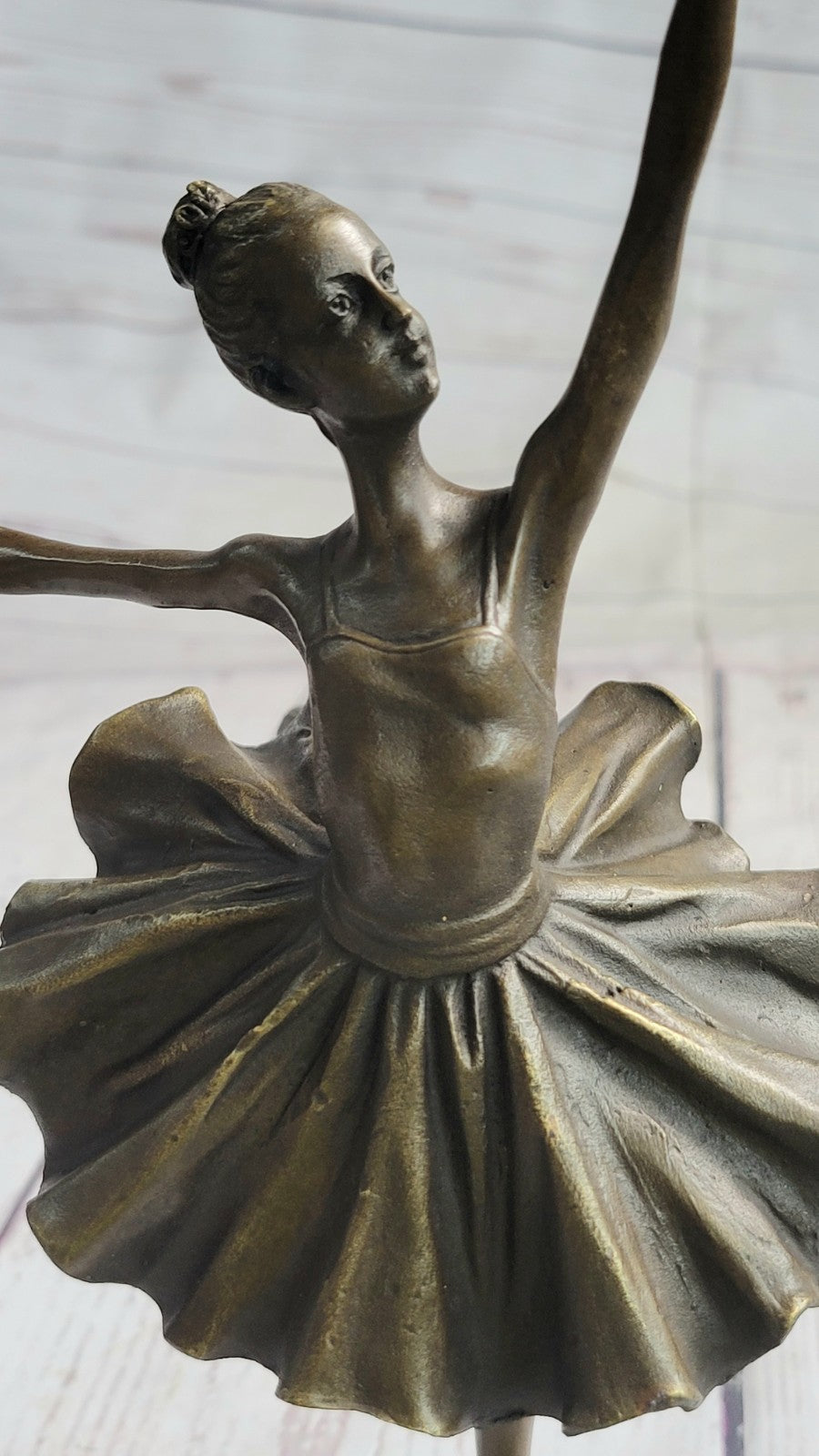 Cast Bronze Sculpture Ballerina Ballet Dancer Figurine Statue Hand Made Statue