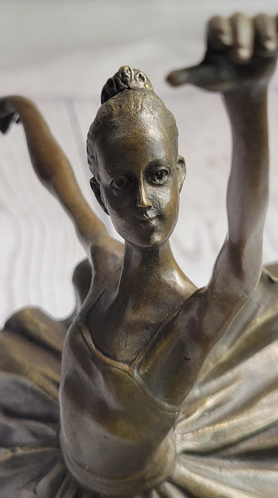 Cast Bronze Sculpture Ballerina Ballet Dancer Figurine Statue Hand Made Statue