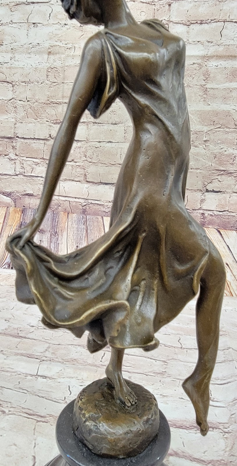 Bronze Sculpture of Gypsy Dancer By French Artist Coinet Home Decoration