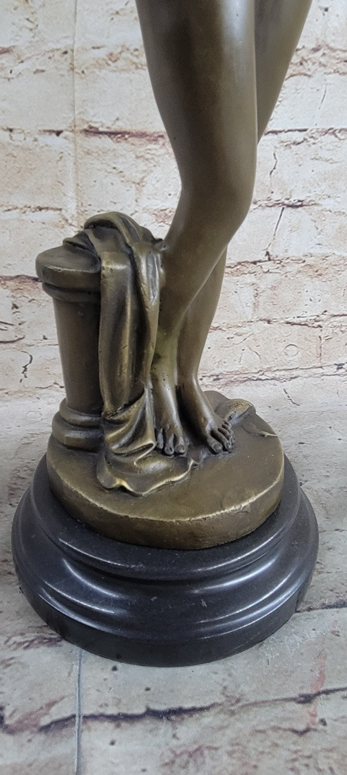 Buy Elegant Art Deco Bronze Nymph Woman Statue by Milo – Signed Nude Sculpture for Sale