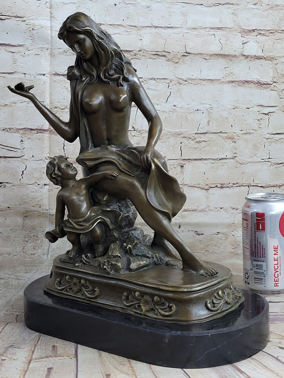 Original Milo Nude Abstract Female Bronze Sculpture Sexy Figurine Hotcast