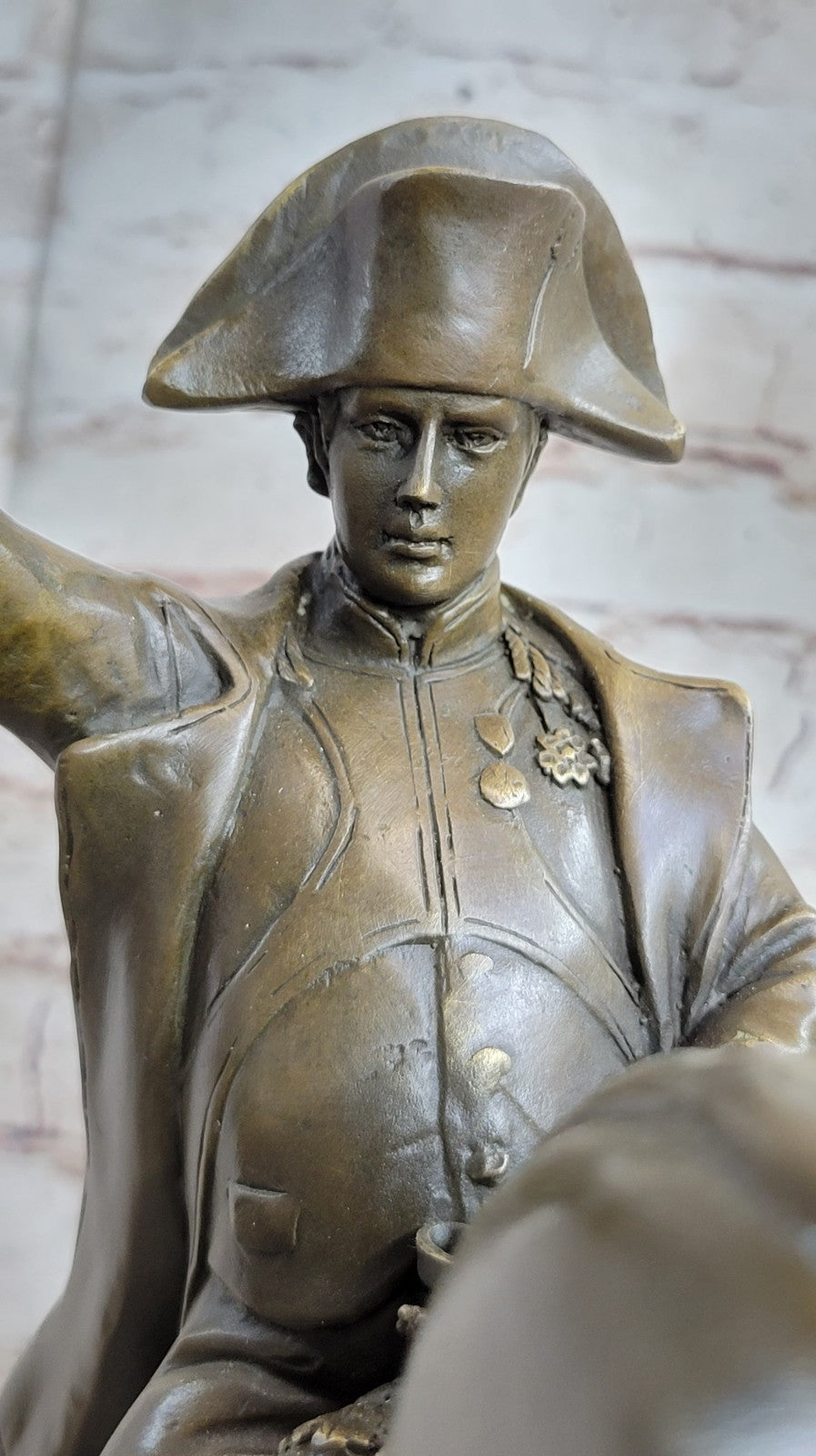 Bronze Sculpture 22 LBS Napoleon Bonaparte French Emperor Soldier Figurine Sale