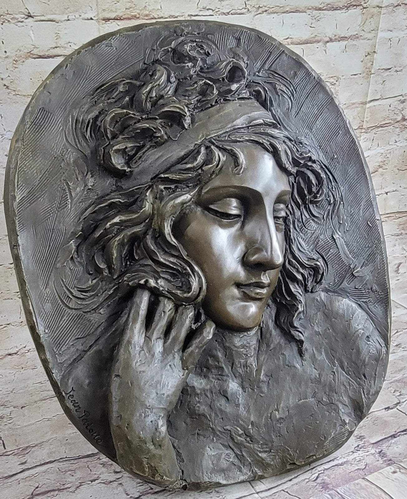 Bronze Sculpture Hand Made Wallmount Bas Relief Museum quality Artwork Statue
