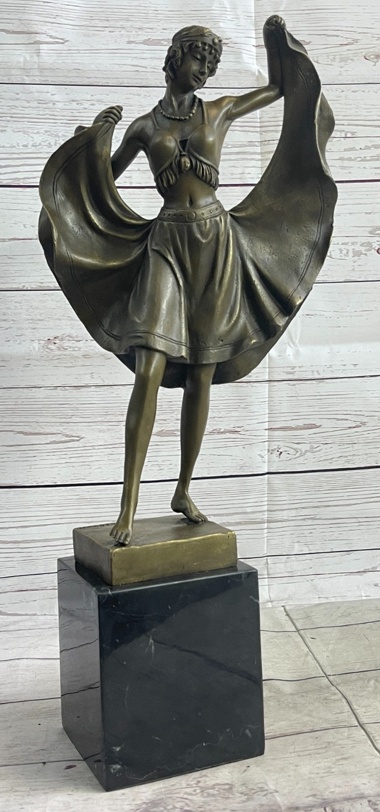 Orientalist Austrian Bergman Bronze Sculpture Handcrafted Naughty Statue Art