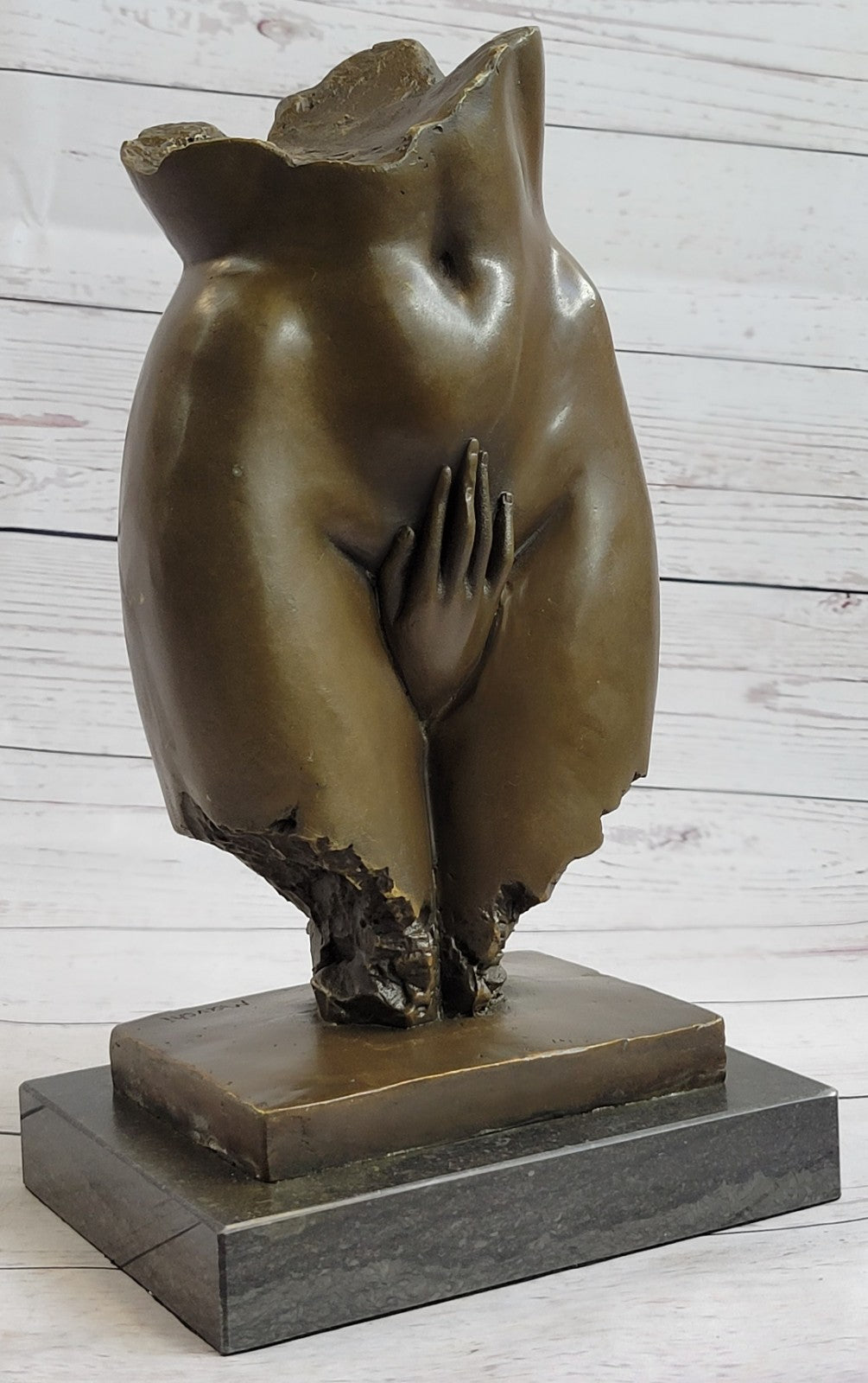 Handcrafted bronze sculpture SALE Artis Italian Mavchi Original Home Erotic Deco
