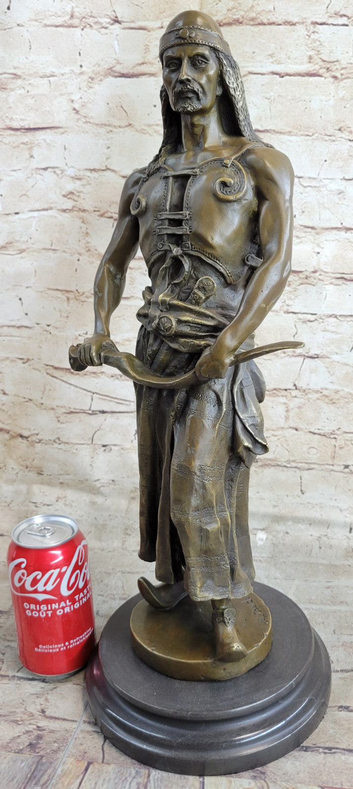 Buy 20" Bronze Arab Soldier Statue – Museum Quality Sculpture Sale