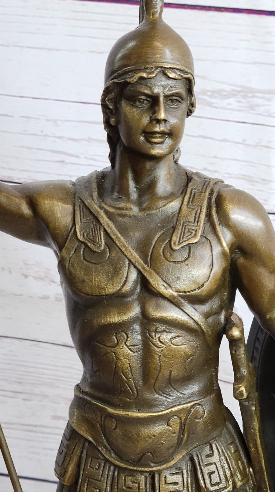 Bronze Casting Greek Myth Hero Achilles Statue Warrior Hot Casting Figurine