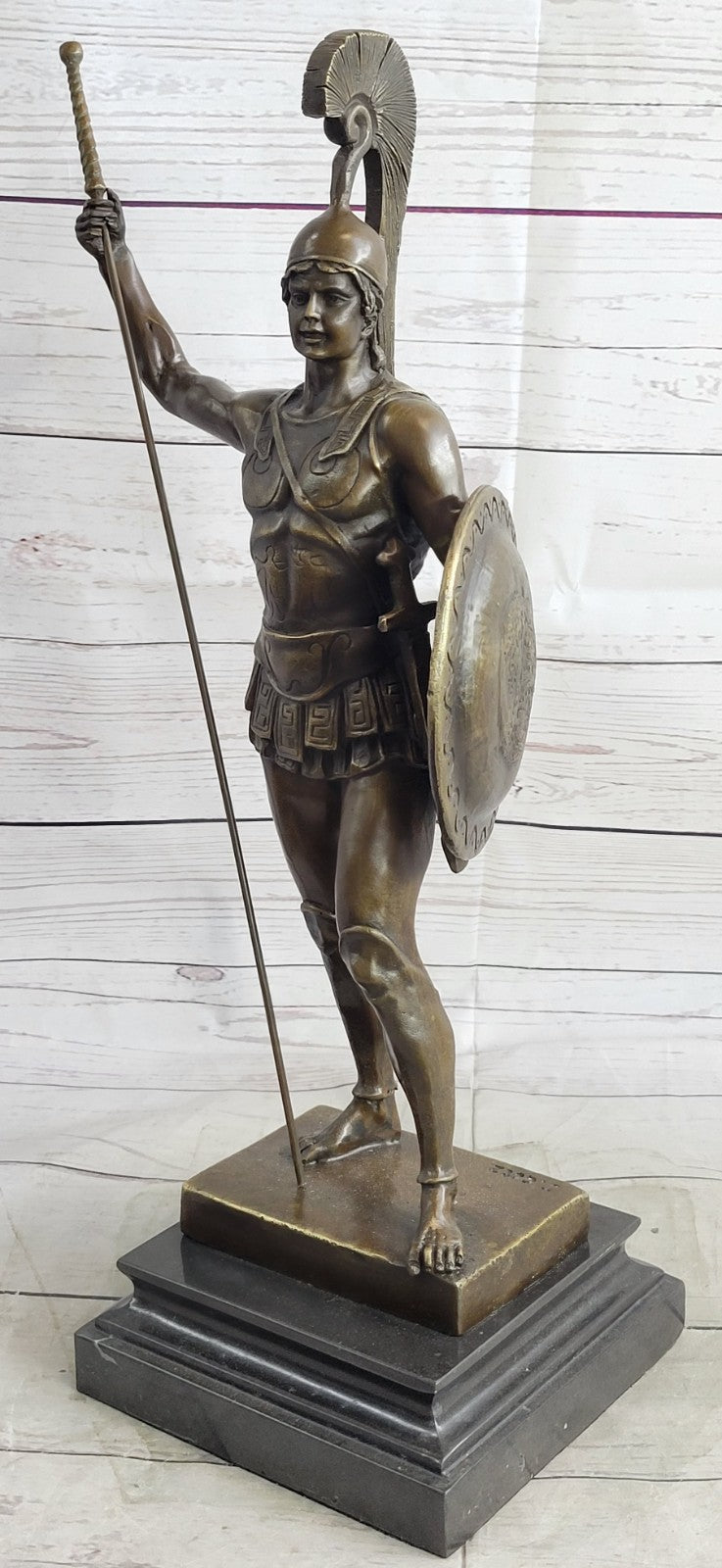 Bronze Casting Greek Myth Hero Achilles Statue Warrior Hot Casting Figurine