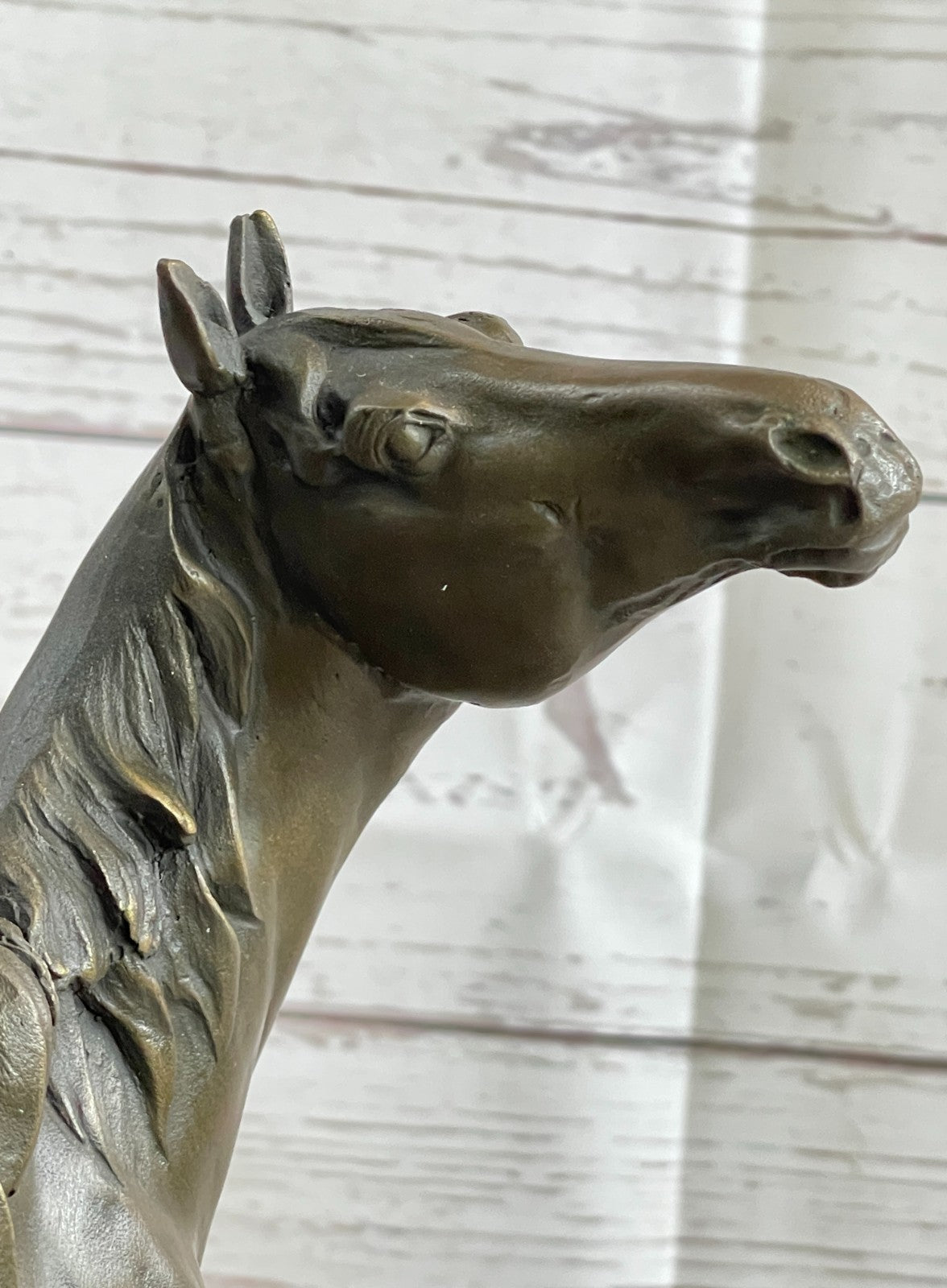 Old School Hot Cast by Lost Wax Method Cowboy Riding Bronze Masterpiece Sculpture