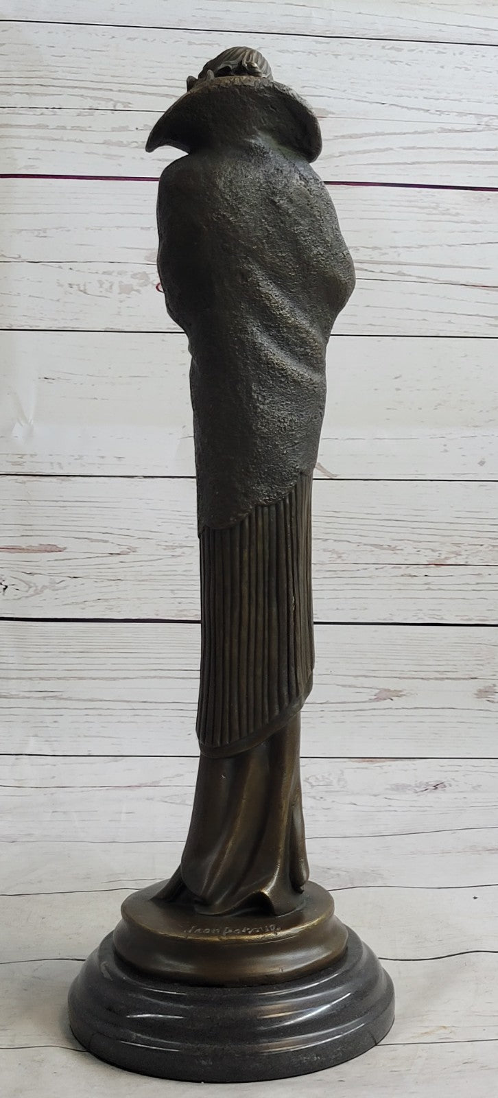 Handcrafted Hot Cast Sexy Model Cat Walk by French Artisan Jean Patoue Figure