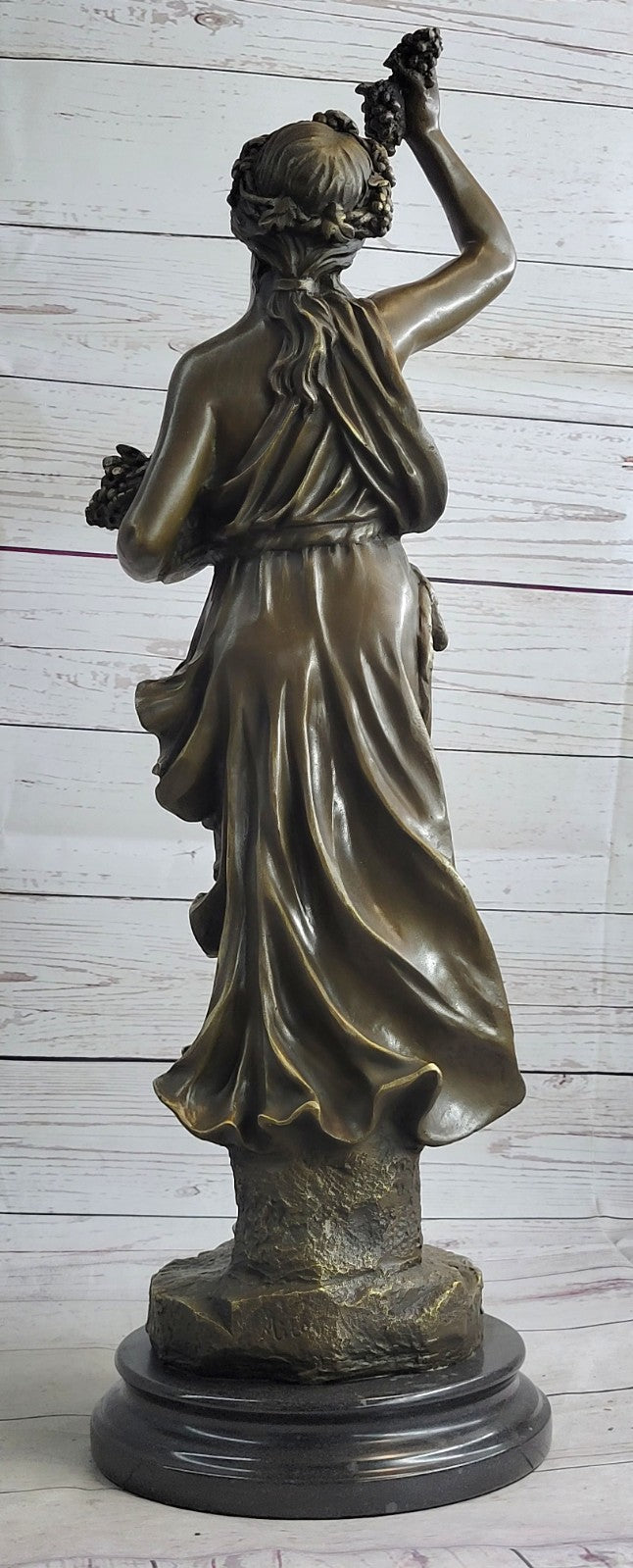 Bronze Original Sexy Hot Cast Fall Autumn Harvest Season French Sculpture Statue