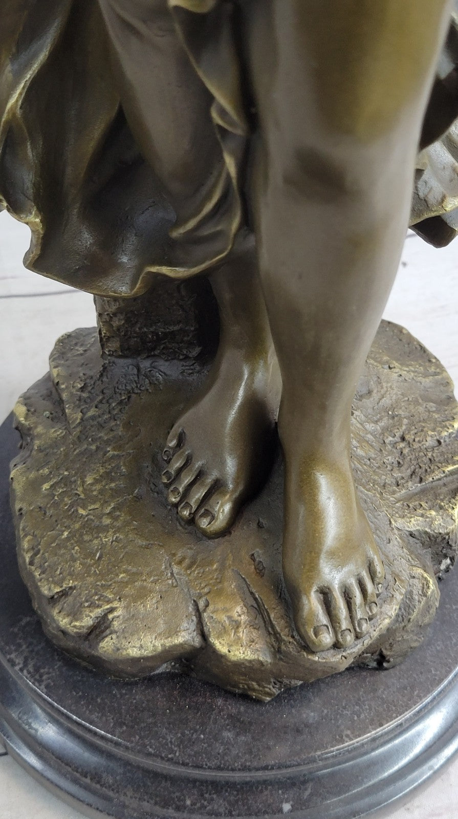 Bronze Original Sexy Hot Cast Fall Autumn Harvest Season French Sculpture Statue