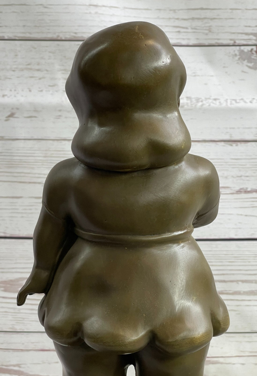 Handcrafted bronze sculpture SALE Young Woman Botero Fernando Signed Artwork